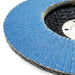 Insize INFDZ125120 125mm x 22mm 120 Grit Zirconium Flap Disc