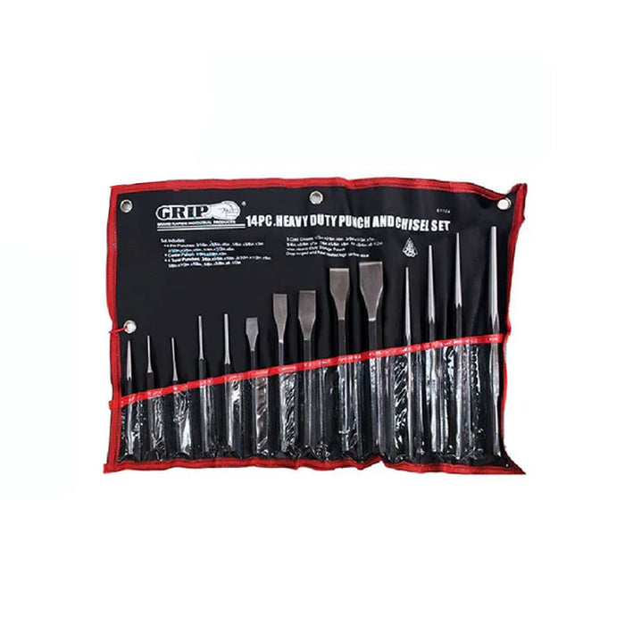 Pittsburgh P61104 14 Piece Punch & Chisel Set