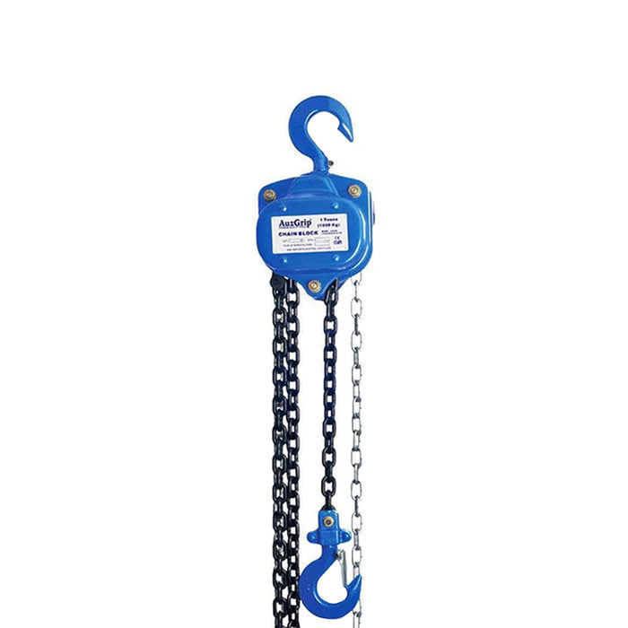 AuzGrip A18109 1000kg (1T) 3m Heavy Duty Industrial Chain Block