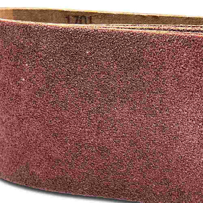 Insize INASB43660 5 Piece Aluminium Oxide Sanding Belt CloseUp