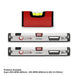 Kapro 3 Piece OPTIVISION Box Level & Handy Level Bundle