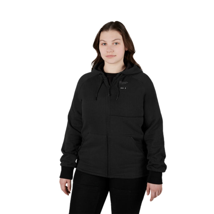 Milwaukee M12HHWBLACK10 12V Black Women Heated Hoodie (Skin Only)