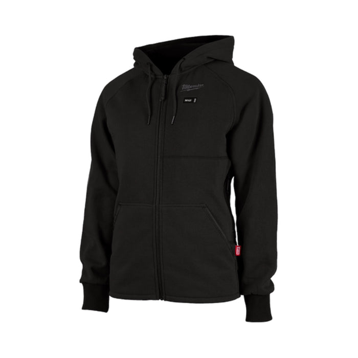 Milwaukee M12HHWBLACK10 12V Black Women Heated Hoodie (Skin Only)