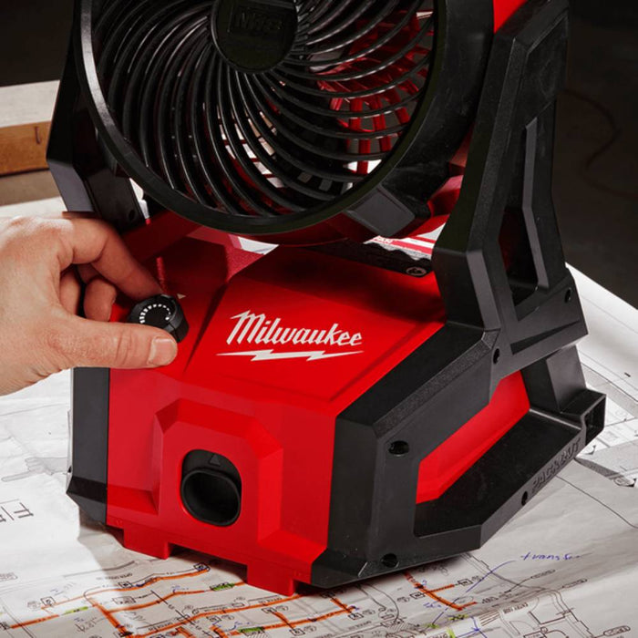 Milwaukee M18AF20 18V PACKOUT Cordless Jobsite Fan (Skin Only)