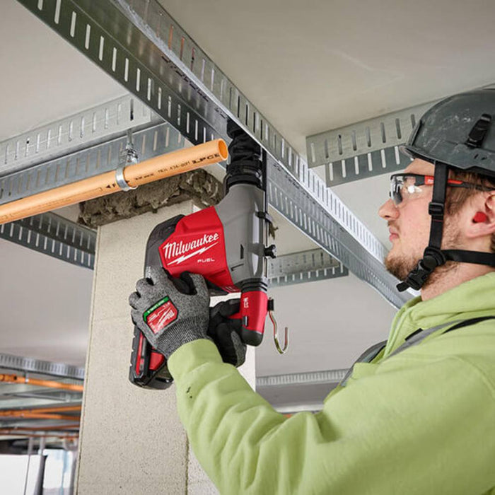 Milwaukee M18FHAFOH160 18V 16mm FUEL Cordless Overhead SDS Plus Rotary Hammer with Integrated Dust Extractor & ONE-KEY (Skin Only)