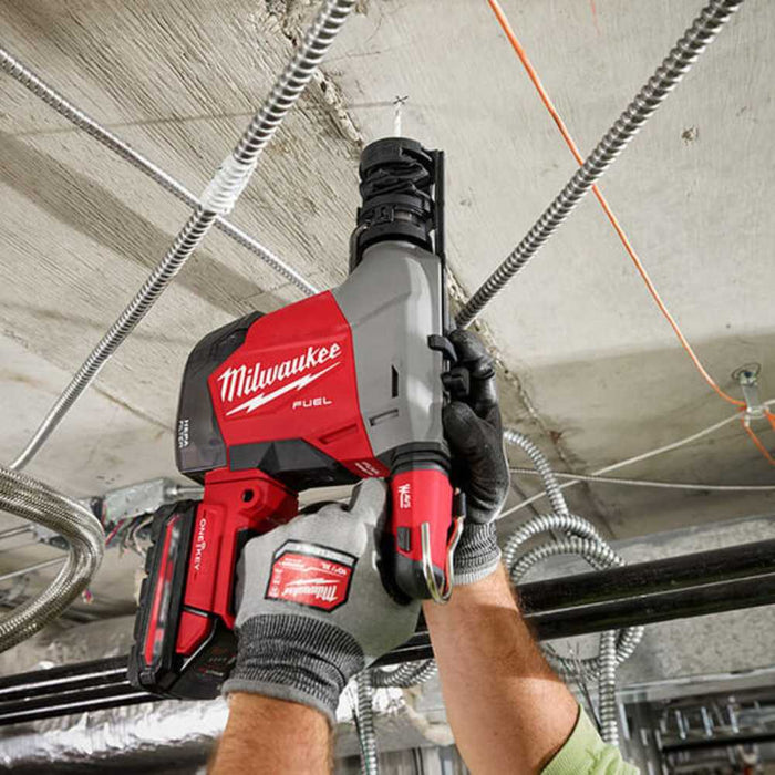 Milwaukee M18FHAFOH160 18V 16mm FUEL Cordless Overhead SDS Plus Rotary Hammer with Integrated Dust Extractor & ONE-KEY (Skin Only)