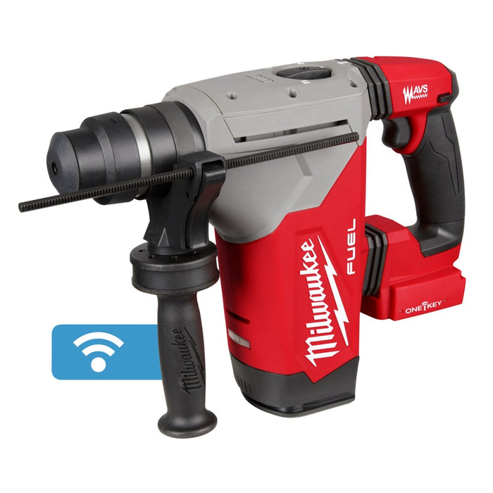 Milwaukee M18FHPDEX802C 18V 8.0Ah 28mm FUEL Cordless SDS Plus Rotary Hammer with Dust Extractor Combo Kit