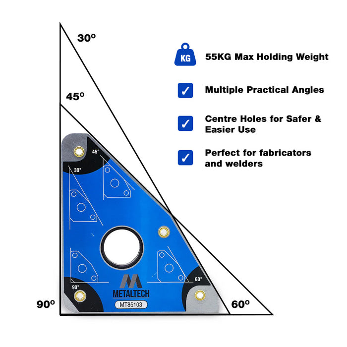 Metaltech MT85103 Multi Angle Large Magnetic Welding Clamp