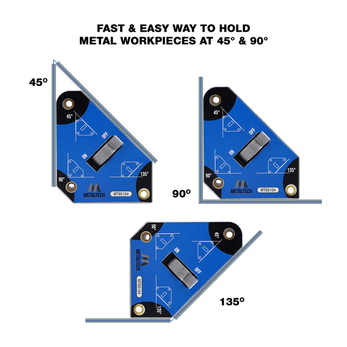 Metaltech MT85104 30Kg Small Industrial Magnetic Force On/Off Switchable Welding Clamp