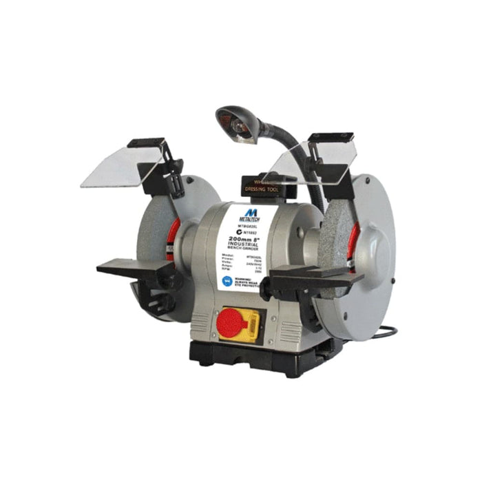 Metaltech MTBG825L 200mm (8") 750W Industrial Bench Grinder