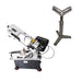 Metaltech MTMCB181 Metal Cutting Band Saw + MTRSV52 V Roller Stand Bundle
