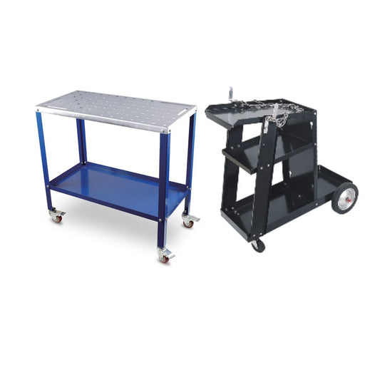 Metaltech MTWT1836 Welding Table and Grip 85167 Welding Cart Bundle