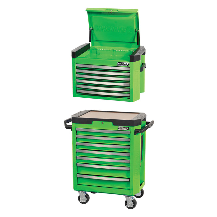 Kincrome P1562G 321 Piece 15 Drawer 29" Green Contour Workshop Tool Kit