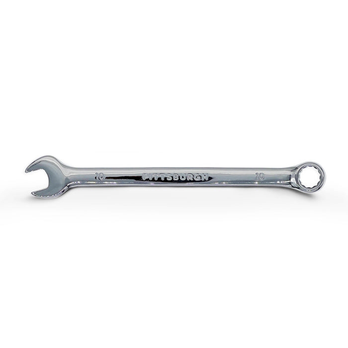 Pittsburgh 10mm Metric Open End and Ring Spanner Front