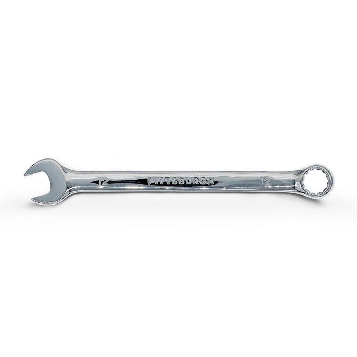 Pittsburgh 12mm Metric Open End and Ring Spanner Front