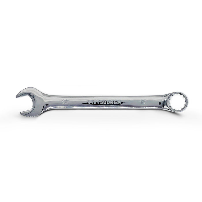 Pittsburgh 19mm Metric Open End and Ring Spanner Front