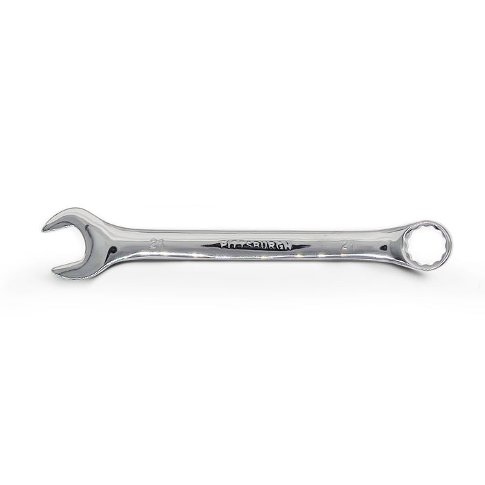 Pittsburgh 21mm Metric Open End and Ring Spanner Front