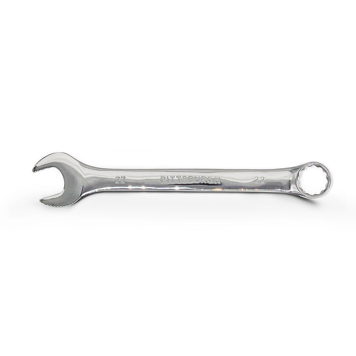 Pittsburgh 22mm Metric Open End and Ring Spanner Front