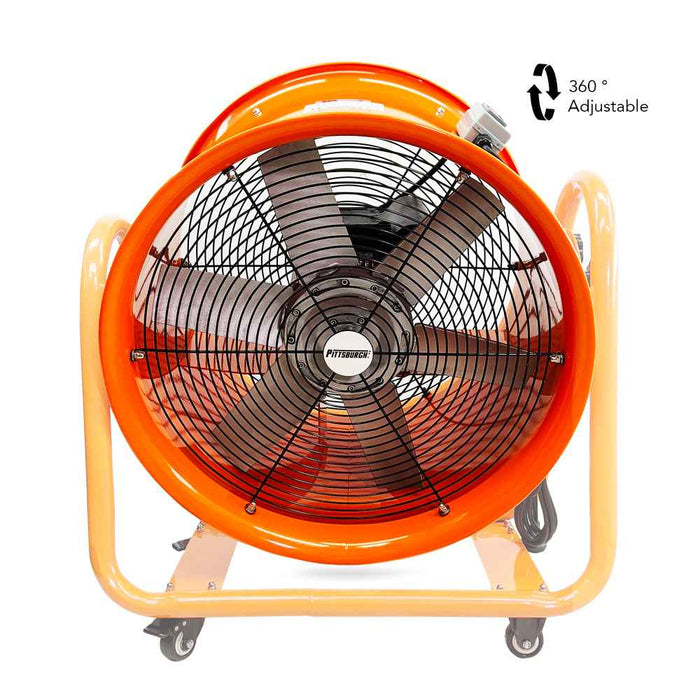 Pittsburgh PVF500 500mm (20") 1500w Portable Ventilation Blower Fan