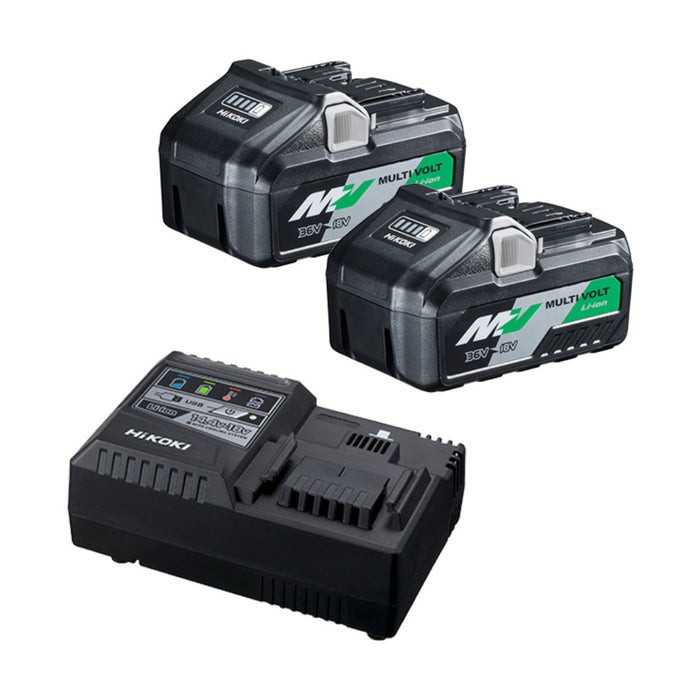 HiKoki UC18YSL3(HEZ) 18V-36V 5.0Ah-2.5Ah MultiVolt Battery Combo Kit