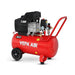 Vepa VADD20-40 2HP 40L Air Compressor + Grip 12695 20m Braided PVC Air Hose Bundle