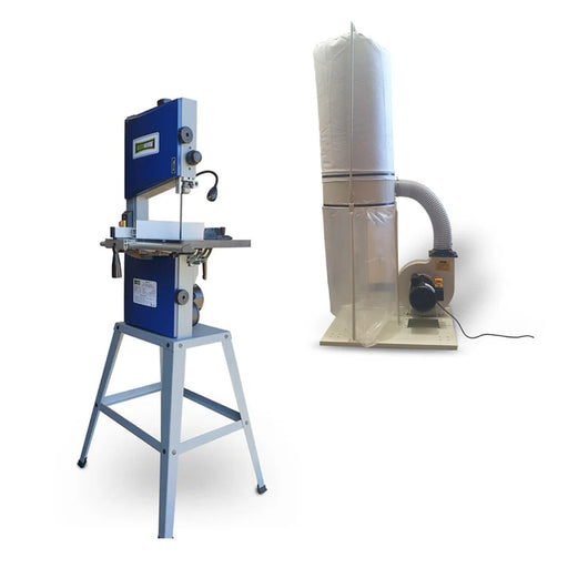 Woodworm WWBS250 Band Saw + Grip GDC2 Dust Collector Bundle