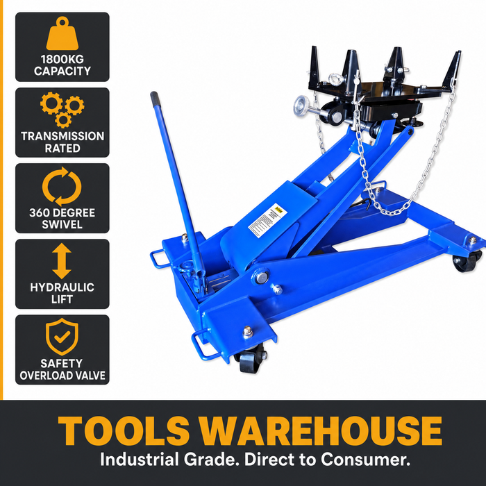 AuzGrip A44490 1800kg Transmission Jack — Key Features