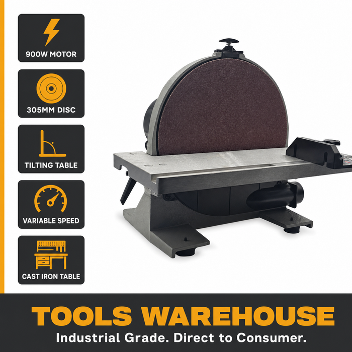 Metaltech MTDS300 305mm Disc Sander — Key Features