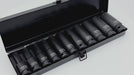 AuzGrip A84611 11 Piece SAE 6 Point 1/2" Square Drive Deep Impact Socket Set