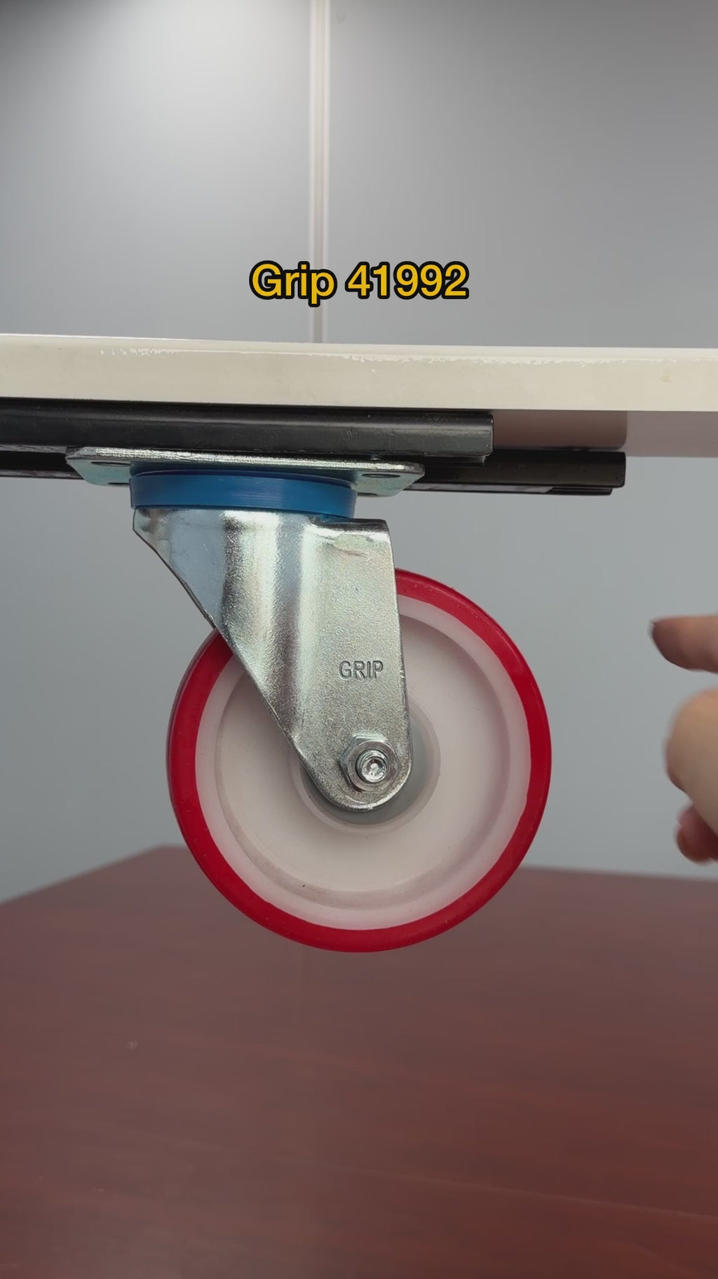 Grip 41992 125mm 200kg Poly Moulded Poly Core Swivel Castor