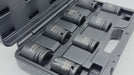AuzGrip A86607 8 Piece Metric 6 Point 3/4" Square Drive Impact Socket Set