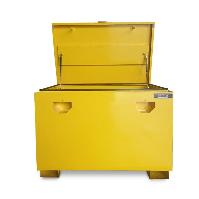 Grip 29297 1200mm x 710mm x 850mm Yellow Top Opening Steel Site Box