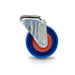 Grip Grip 41987 125mm 250kg Industrial Blue Nylon Swivel Castor with Brake & Bolt Hole