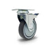 Grip Grip 42010 100mm 100kg Institutional Grey TPR Swivel Castor with Brake