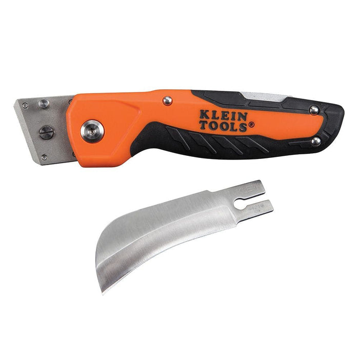 Klein A-44218 198mm (7.78'') Cable-Skinning Utility Knife with Replaceable Blade