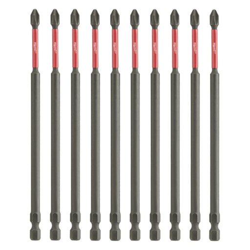 Milwaukee Milwaukee 48324807A 10 Pack PH2 x 150mm (6") Shockwave Phillips Driver Bits