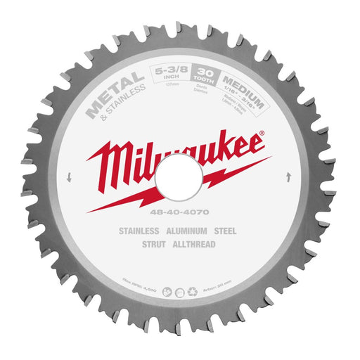 Milwaukee Milwaukee 48404070 135mm (5-3/8") 30T Ferrous Metal Circular Saw Blade