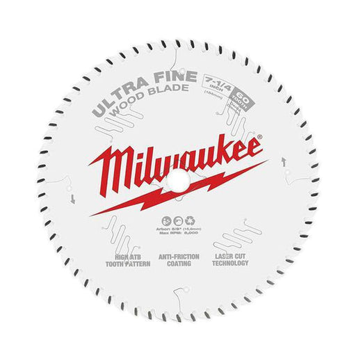 Milwaukee-48408730-184mm-7-1-4-60T-Ultra-Finish-Wood-Circular-Saw-Blade
