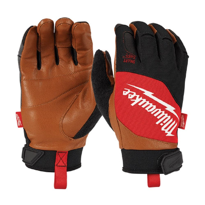 Milwaukee SMARTSWIPE™ Hybrid Leather Gloves