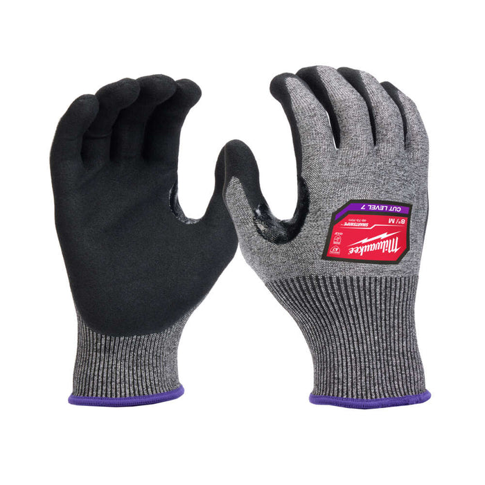 Milwaukee 48737011 Medium Cut F (7) High-Dexterity Nitrile Dipped Gloves