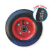Grip Grip 52100 200mm Rubber Two Piece Steel Core Pnuematic Offset Wheel