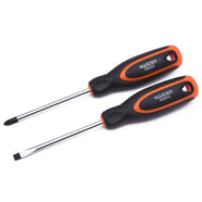 Current price Harden 550392 2 Piece Flat Slotted & Phillips Professional Screwdriver Set
