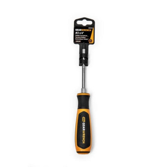 Gearwrench 80007H 100mm (4") x PH2 Phillips Dual Material Screwdriver