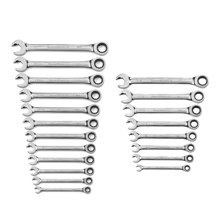 GearWrench GearWrench 85597 12 Piece Metric Combination Ratchet Spanner Set