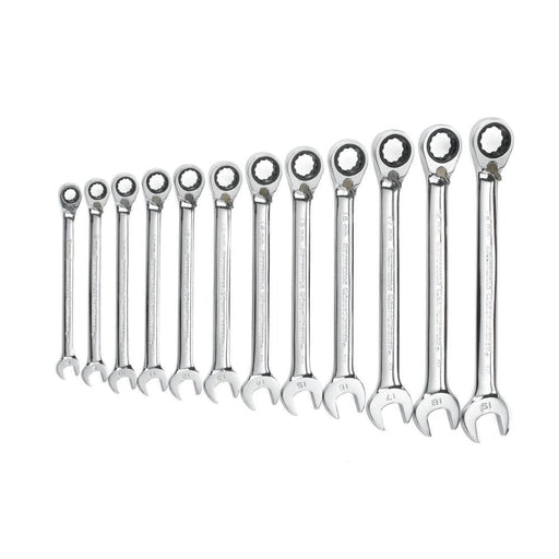 GearWrench GearWrench 12 Piece Metric Combination Reversible Ratcher Spanner Set