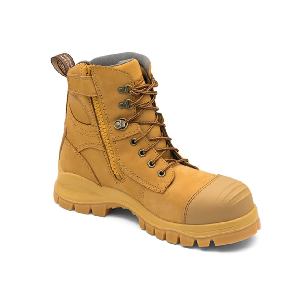 Blundstone 992 Wheat Nubuck Leather Steel Cap Safety Boots Tools