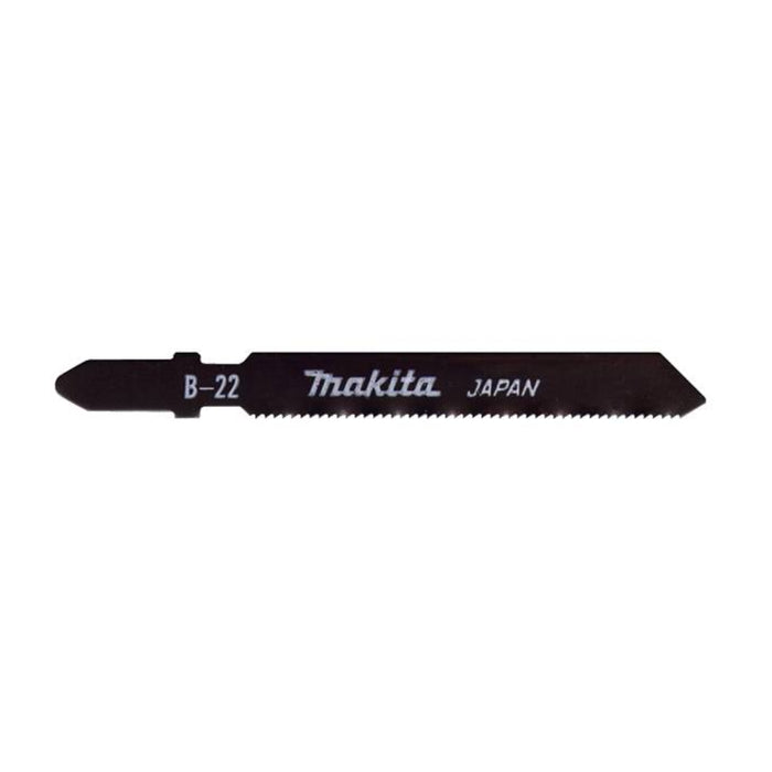 Makita A-85737 B-22 5 Pack 24TPI HCS Fine Cut Bayonet Metal Jigsaw Blades