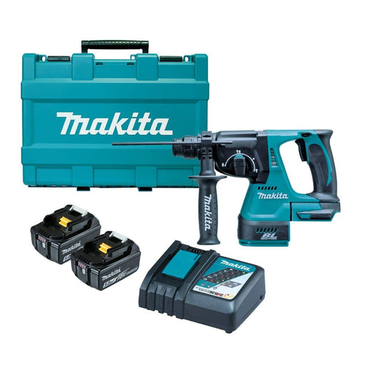 Makita Makita DHR242RTE 18V 5.0Ah Cordless Brushless SDS Plus Rotary Hammer Drill Kit