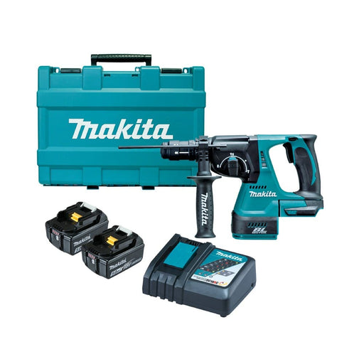 Makita Makita DHR243RTE 18V 5.0Ah Cordless Brushless SDS Plus Rotary Hammer Drill Kit