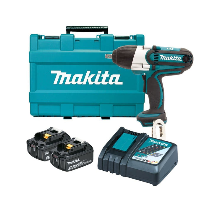 Makita Makita DTW450RFE 18V 3.0Ah 1/2" Square Cordless Impact Wrench Combo Kit